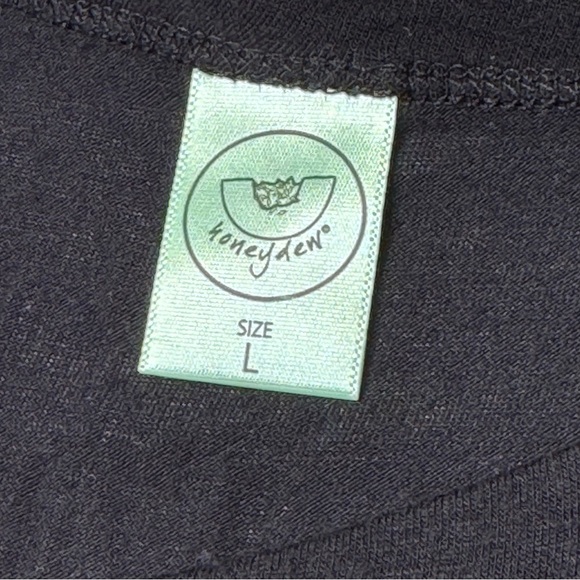 Honeydew Intimates Black Relaxed Short Sleeve Tee - Picture 6 of 6